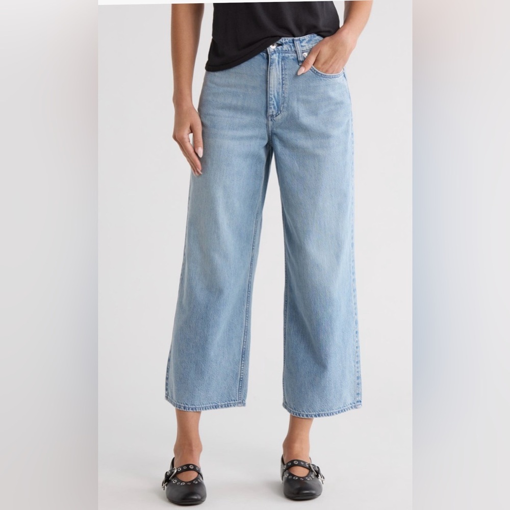 NWT! rag & bone Light Blue Lori cropped jeans - Picture 4 of 11